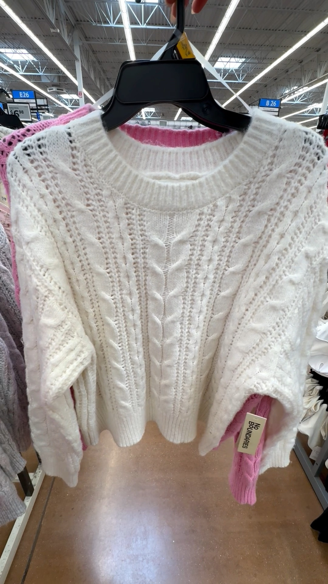 Walmart Cable Crewneck Sweater | Spring Sweater | Pink Sweater

#LTKootd #LTKSeasonal