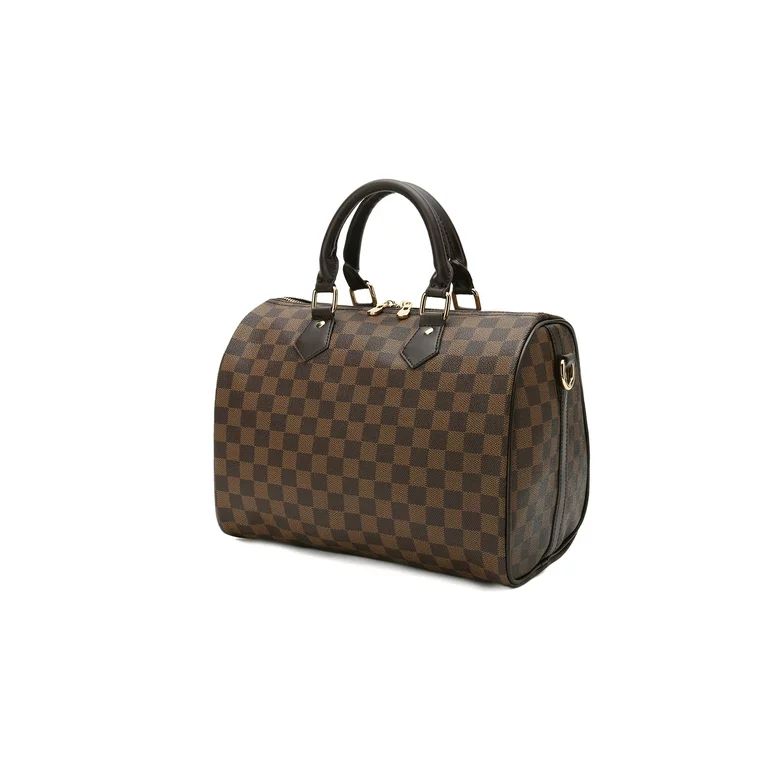 RICHPORTS Checkered Women PU Leather Tote Bag Tassels Leather Shoulder Handbags Fashion Ladies Pu... | Walmart (US)