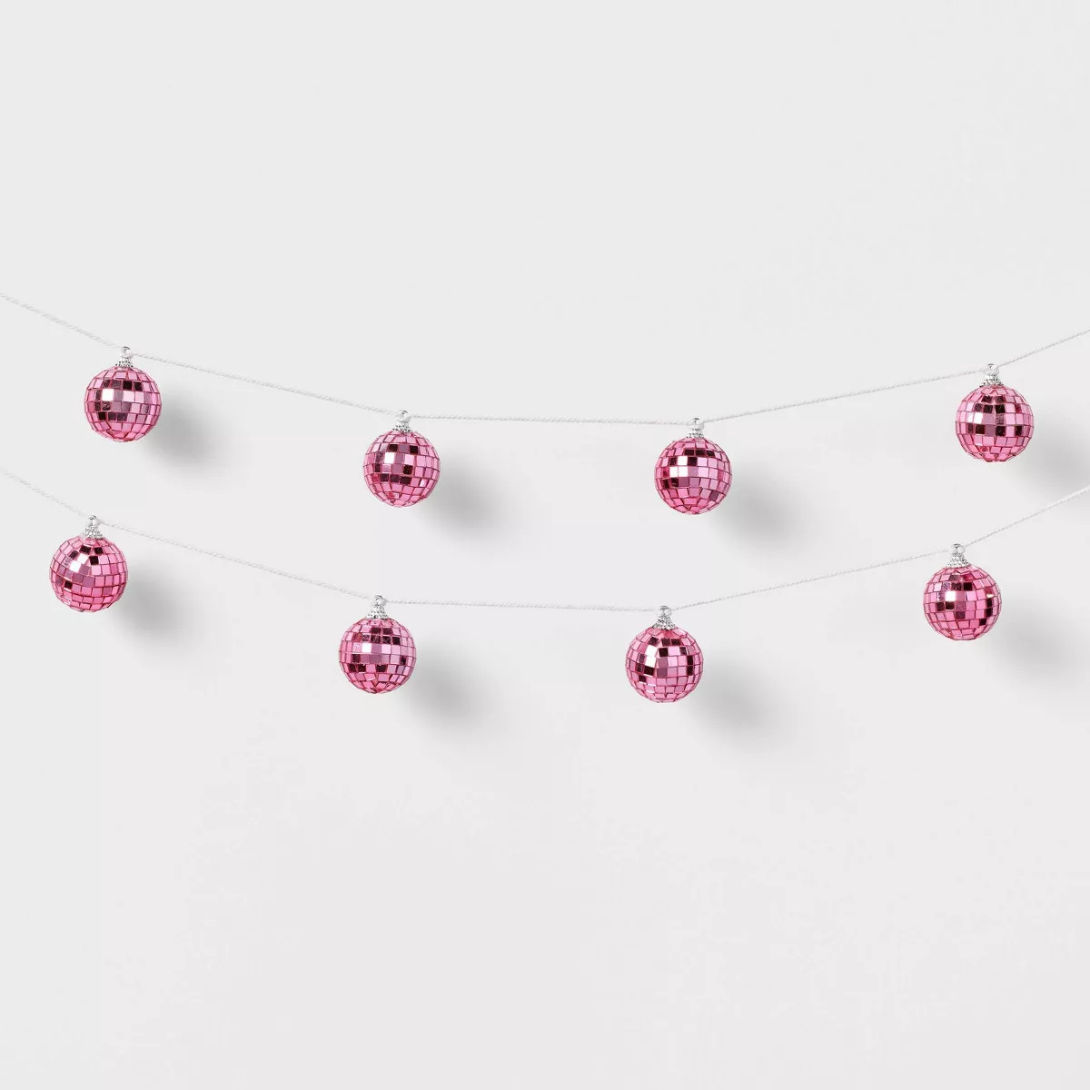 Valentine 72" Disco Ball Garland Pink - Spritz™ | Target