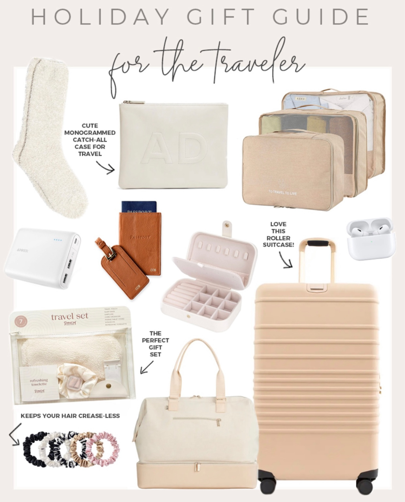 Holiday gift guide: gifts for the traveler!

#holidaygifts #giftsforthetraveler #travelgifts 

#LTKtravel #LTKHoliday #LTKGiftGuide