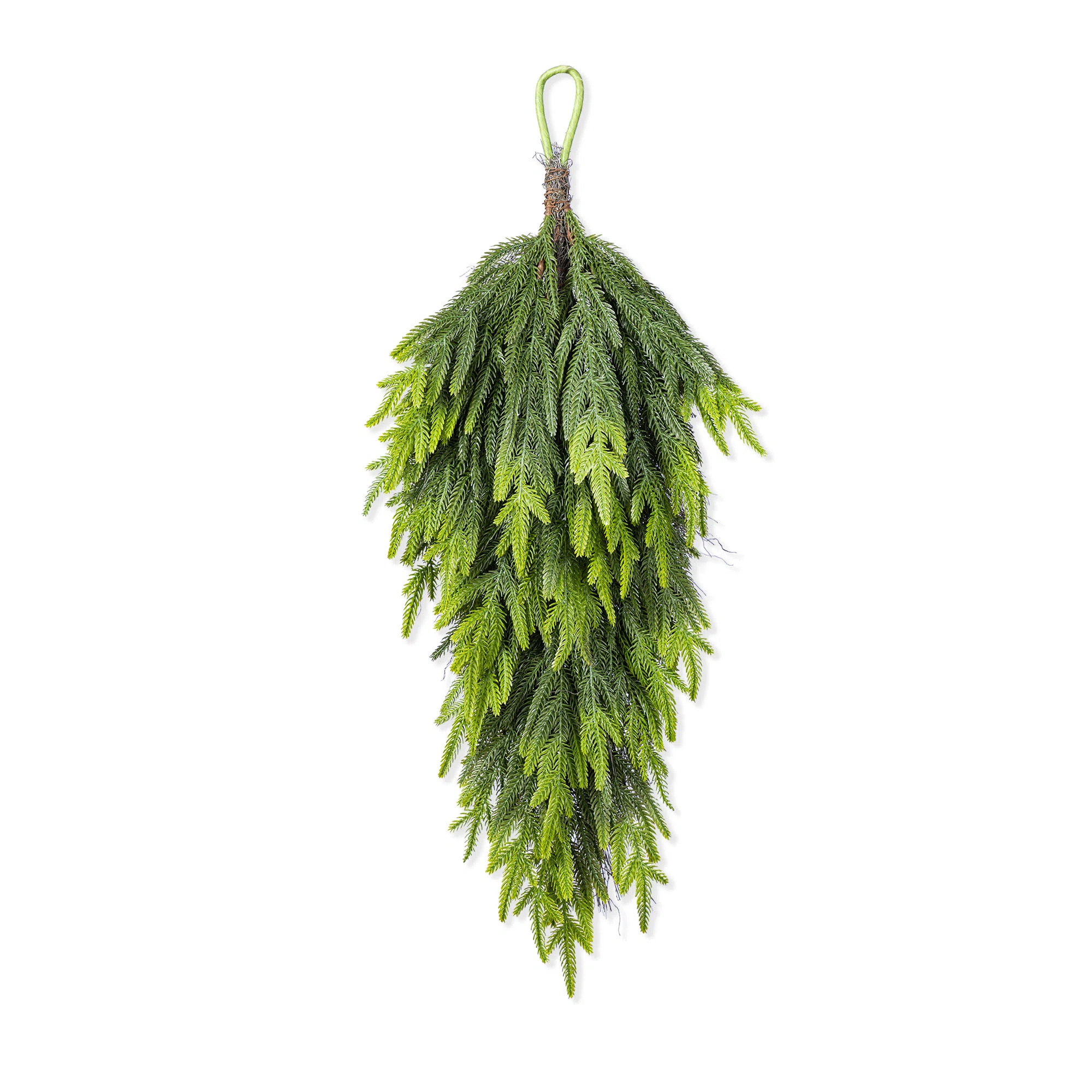 The Holiday Aisle® 31.5"H Christmas Greenery PE Dripping Teardrop | Wayfair | Wayfair North America