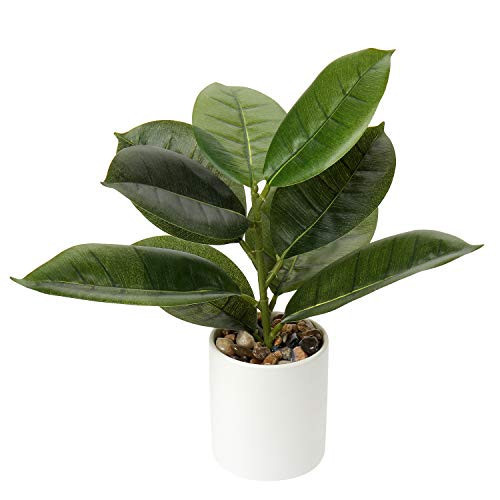 Briful Artificial Potted Plants 13" Green Faux Plants Indoor Small Fake Plant Decor for Home Table Office House Bathroom Shelf Living Room Desk Decoration | Amazon (US)