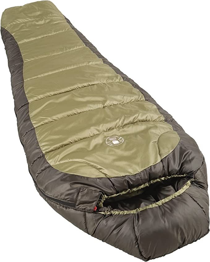 Coleman 0°F Mummy Sleeping Bag for Big and Tall Adults | North Rim Cold-Weather Sleeping Bag | Amazon (US)