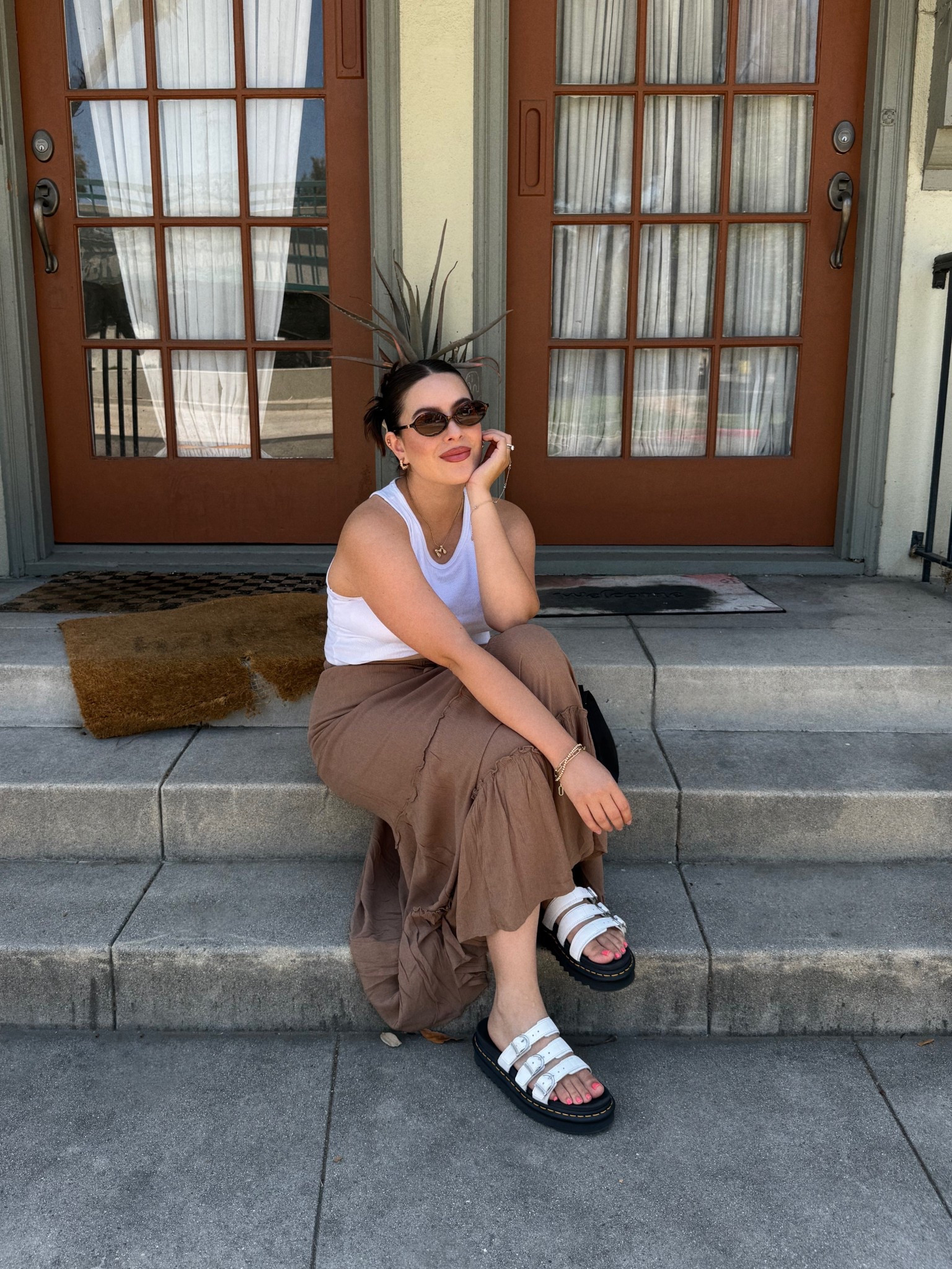 Simple but cute late summer outfit 