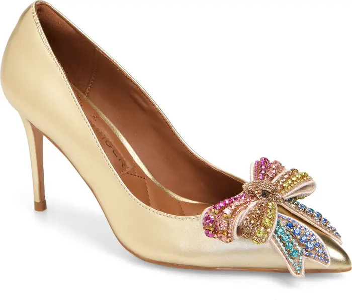 Kurt Geiger London Belgravia Bow Pointed Toe Pump (Women) | Nordstrom | Nordstrom