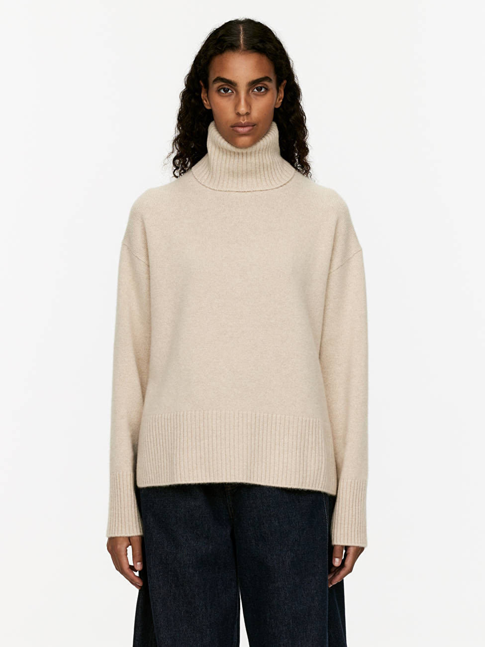 Rollkragenpullover aus Kaschmir und Wolle | ARKET (EU)