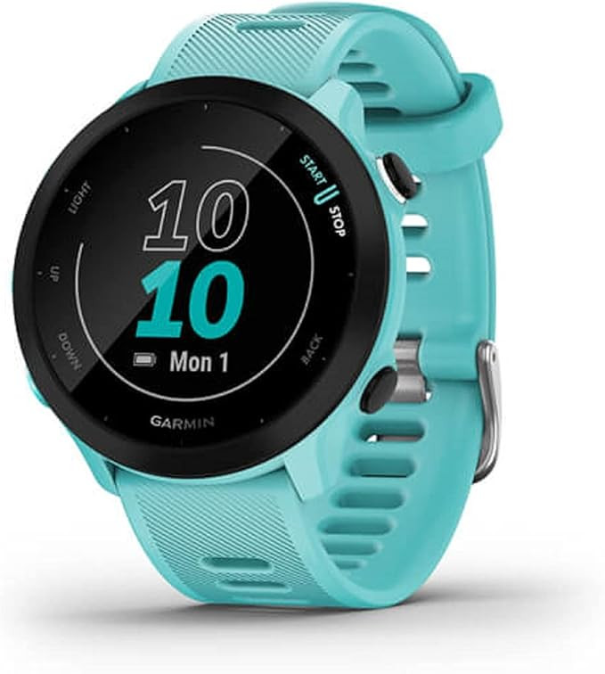 Garmin Forerunner 55, GPS Running Watch with Daily Suggested Workouts, Up to 2 weeks of Battery L... | Amazon (US)