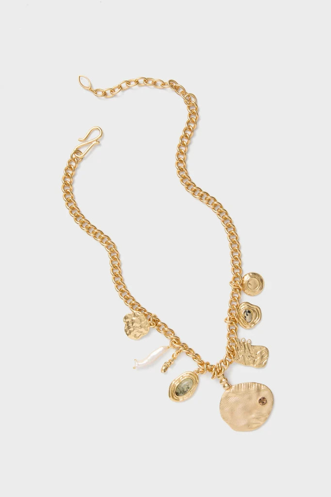 Gold Danna Charm Necklace | Tuckernuck (US)