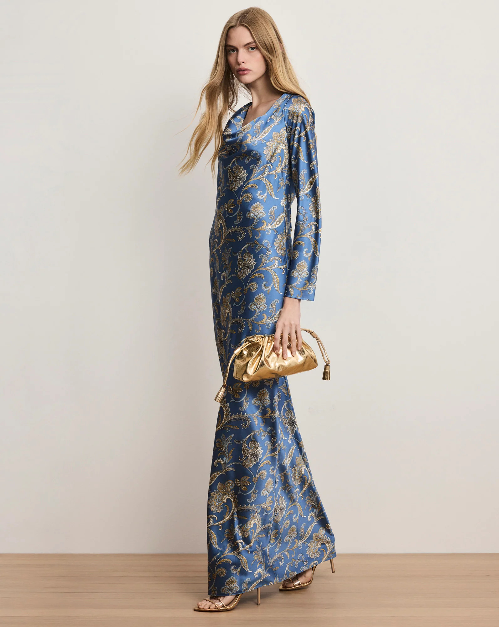 Ember Silk-Blend Maxi Dress | Veronica Beard