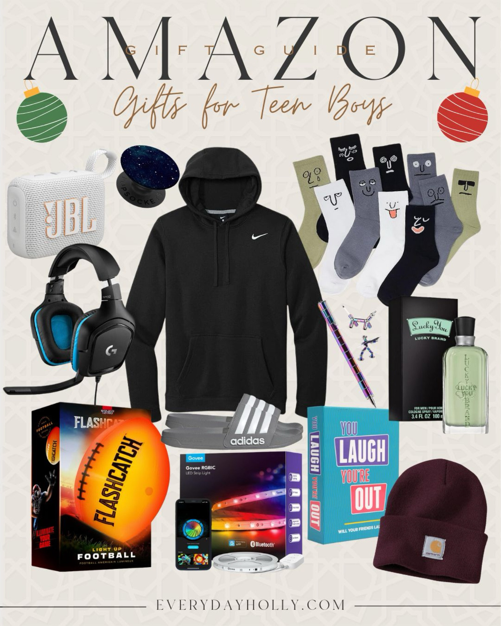 Gifts For Teen Boys

Gifts for teens  gift guides  Christmas gifts  gifts for boys  gifts for him  Nike hoodie  JBL speaker  carhartt beanie  LED lights  gaming headphones  adidas slides  EverydayHolly

#LTKSeasonal #LTKGiftGuide #LTKHoliday