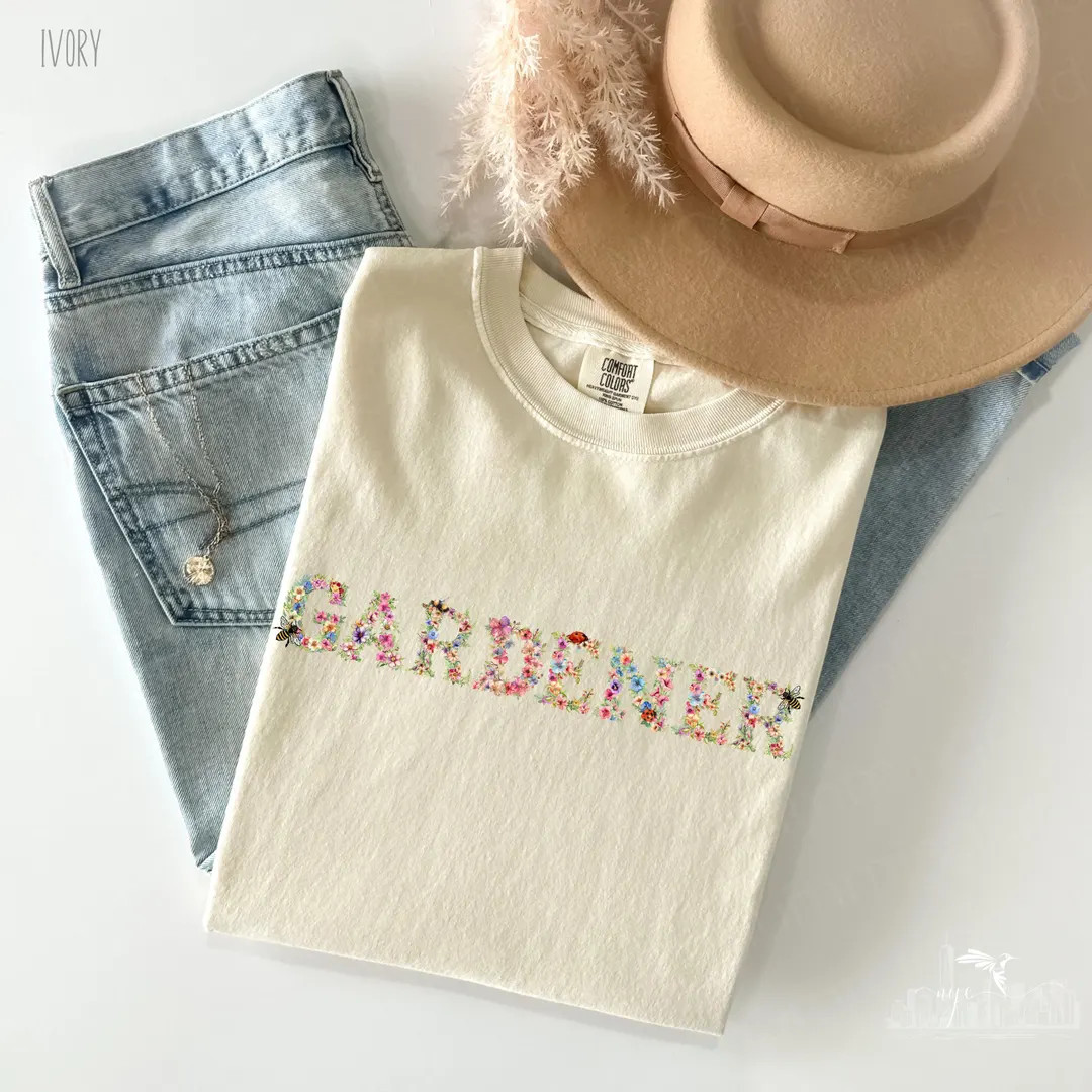 Comfort Colors® Gardener Floral Shirt, Gardener Shirt Gardener Gifts for Women Gardening Cottage... | Etsy (US)