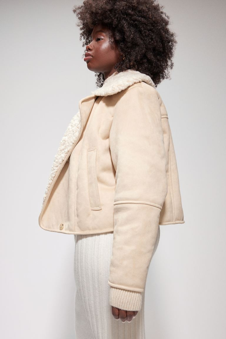 Teddy-fleece-lined Jacket | H&M (US + CA)