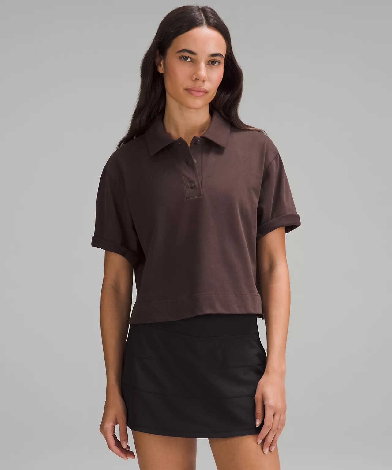 Heavyweight Cotton Short-Sleeve Polo Shirt | Women's Short Sleeve Shirts & Tee's | lululemon | Lululemon (US)