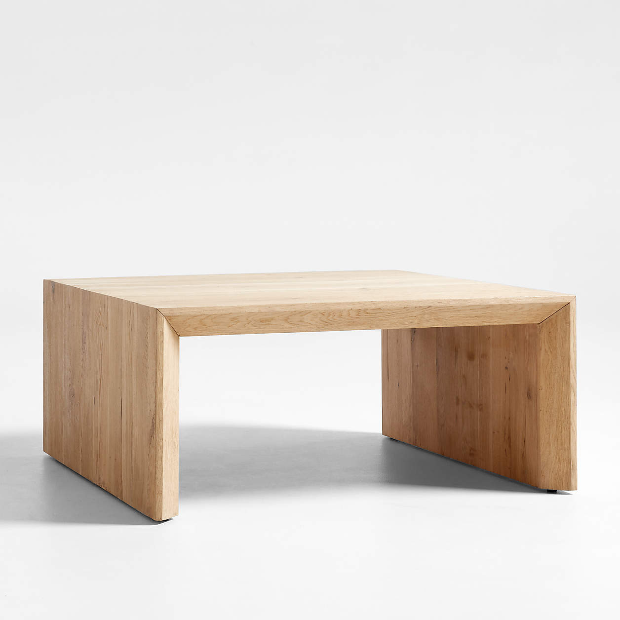 Baja Natural Square Coffee Table | Crate & Barrel | Crate & Barrel
