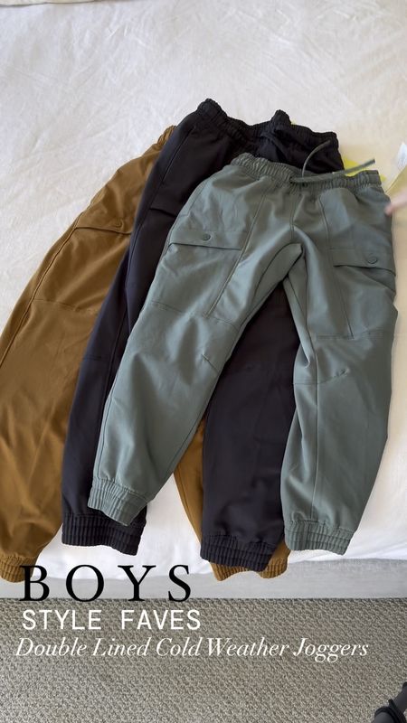 Hands down one of the best cold weather joggers for boys.  These double layer joggers with stretch are great for the cold days on the practice fields as well as for school.  This is the most loved pant by my boys this winter.  Looks great with a tee or even a casual button down.

#boysoutfits #winteroutfits #winterjoggers #boysactivewear #gymoutfit #everydayjoggers #boyspants #boymom #boysstyle

#LTKfindsunder50 #LTKVideo #LTKkids