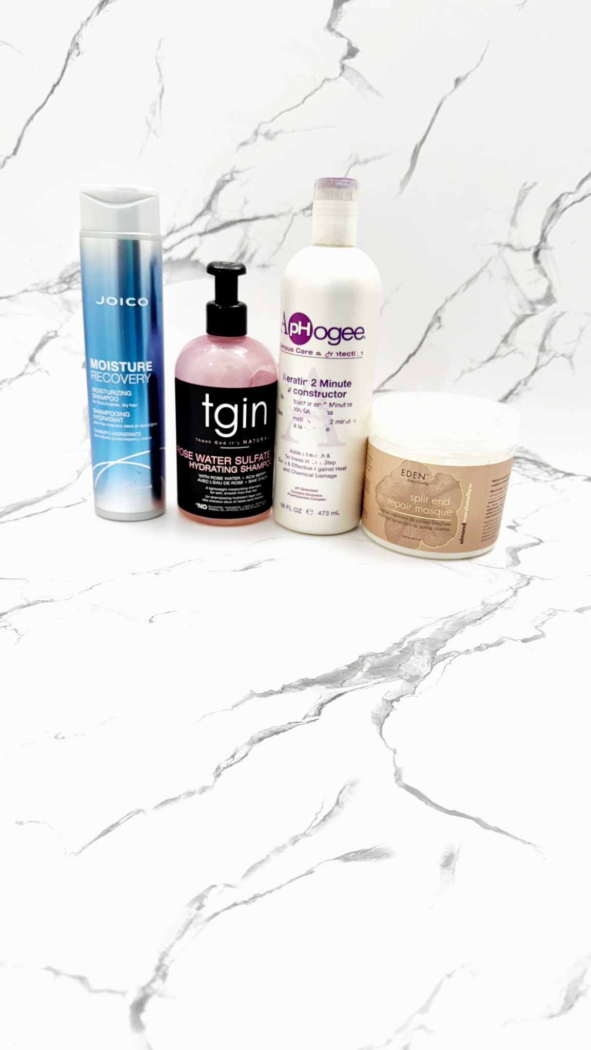 A great wash day line-up. Love the Joico and TGIN shampoos. The Aphogee is a great, quick, light protein treatment for my hair.
#relaxedhair #haircare #hairproducts 

 #LTKBeauty