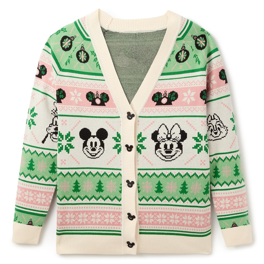 Mickey Mouse and Friends Holiday Cardigan Sweater for Women | Disney Store