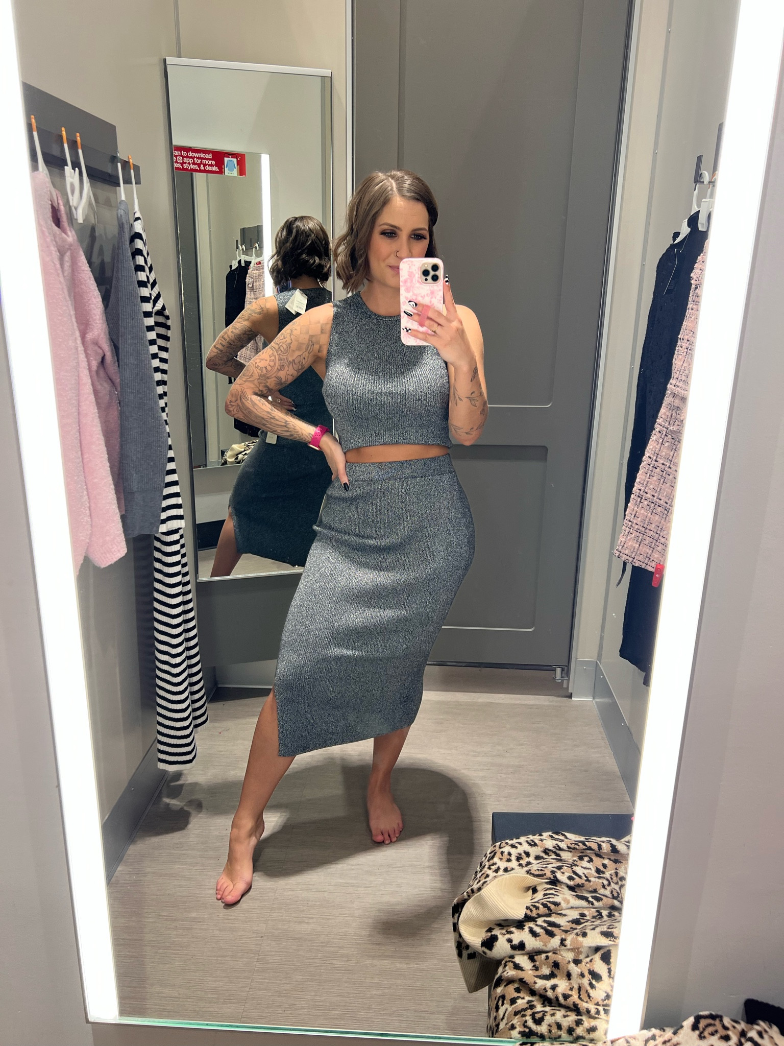 This set is perfect t for a business meeting, business dinner, or any holiday festivity. It’s stretchy and I’m wearing a small in both top and bottom. Top is full length  

#LTKHoliday #LTKFindsUnder50 #LTKSeasonal