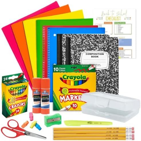 Elementary Back to School Essentials Supplies Bundle Grades Kindergarten - 5th and An EXCLUSIVE Gift | Amazon (US)