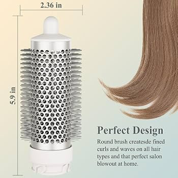 Round Brush Attachment for Shark FlexStyle Blow Dryers Attachments, Normal Oval Round Volumizing ... | Amazon (US)