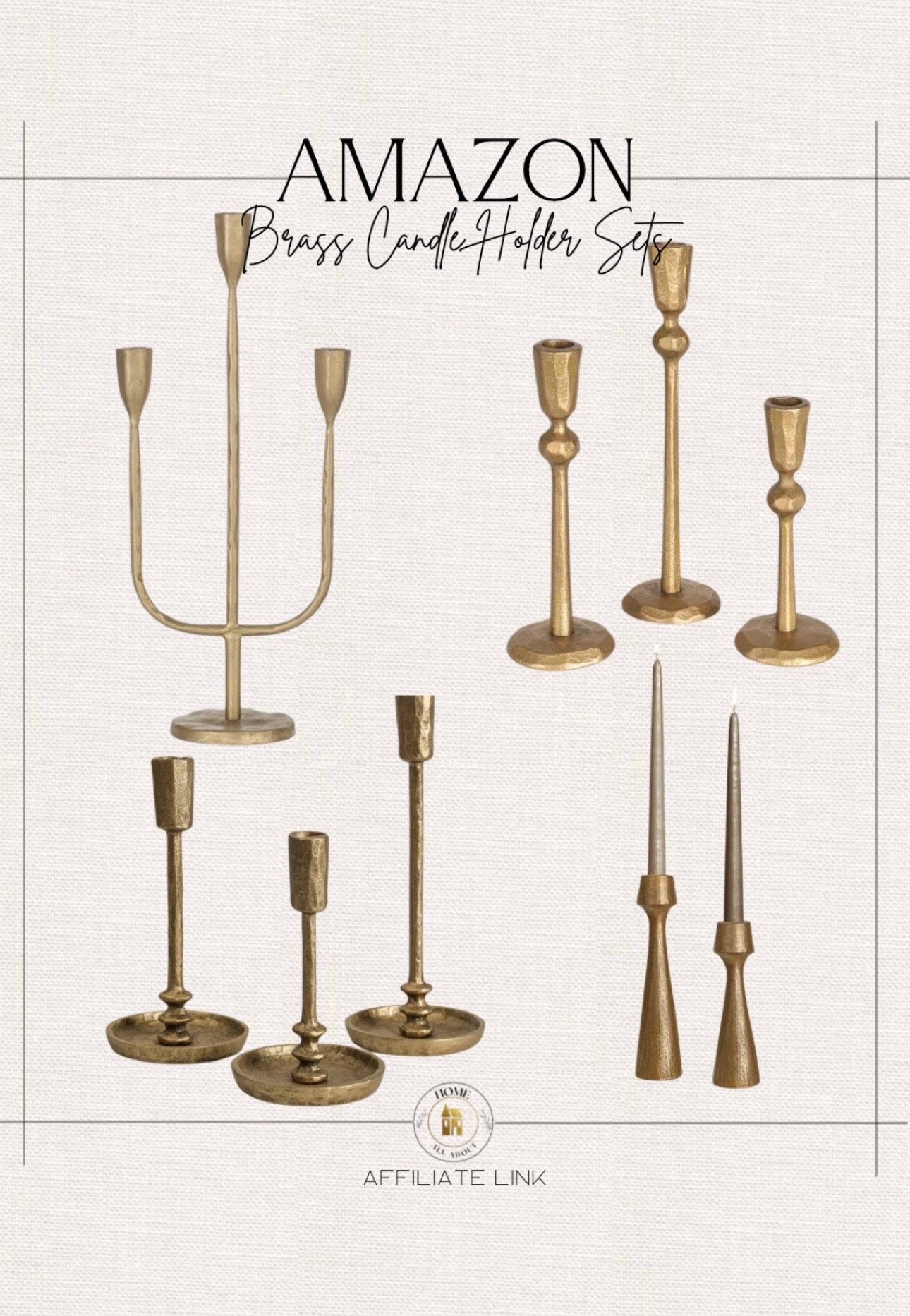 Amazon brass candle holder sets

#LTKFindsUnder50 #LTKSaleAlert #LTKHome