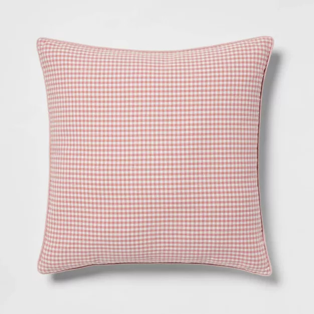 Woven Gingham Square Throw Pillow - Threshold™ | Target