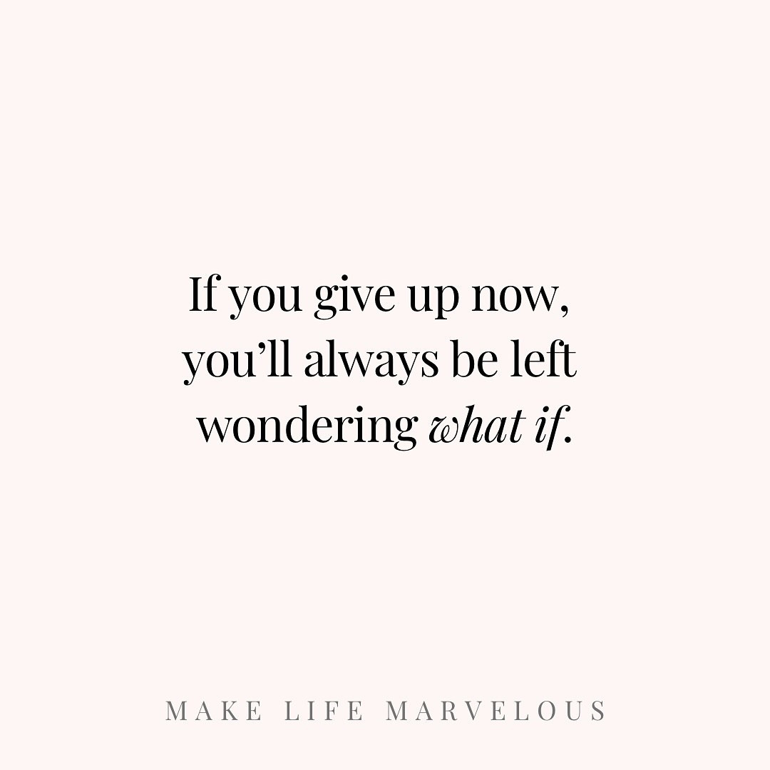 A gentle reminder. 🫶
 
Even the smallest steps forward keep you moving closer to what you want to accomplish. You might just be on the verge of a breakthrough!
 
Save this for the days when you need a little extra push. 🥰

💗 Ashley
 
#MakeLifeMarvelous
Keep going, don’t give up, you can do it, trust the process.
