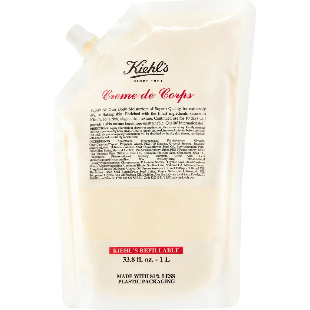 Kiehl's Since 1851 Creme de Corps Body Moisturizer in Refill at Nordstrom, Size 33.8 Oz | Nordstrom