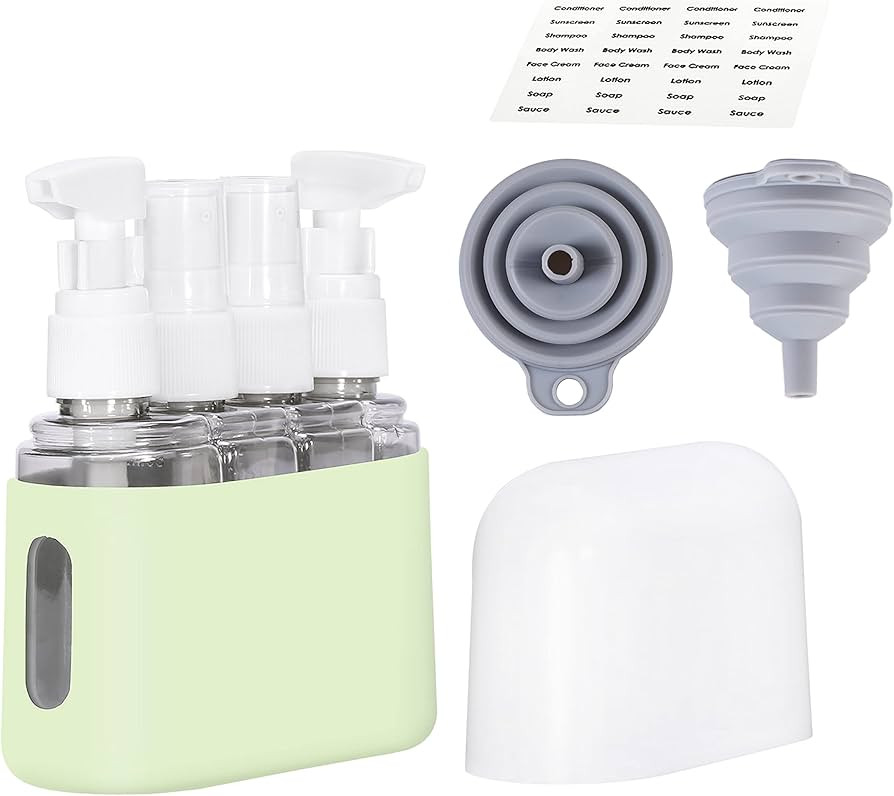 Bpluma Travel Bottles, Leak Proof Containers For Toiletries TSA Approved Airplane Accessories Kit... | Amazon (US)