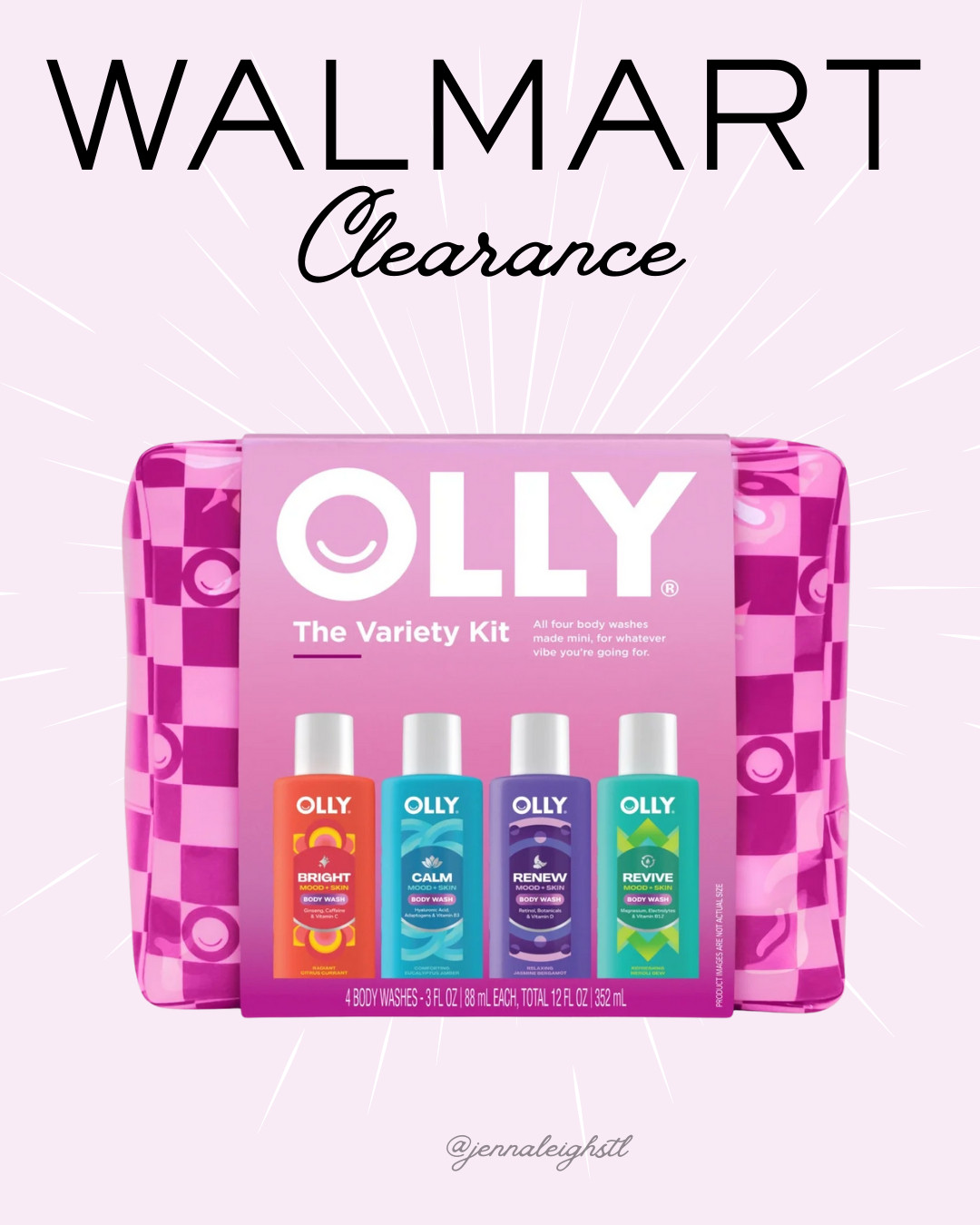 Walmart clearance find. This OLLY limited edition variety pack body care gift set is now just $7.50. 

 #LTKselfcare #LTKSaleAlert #LTKBeauty