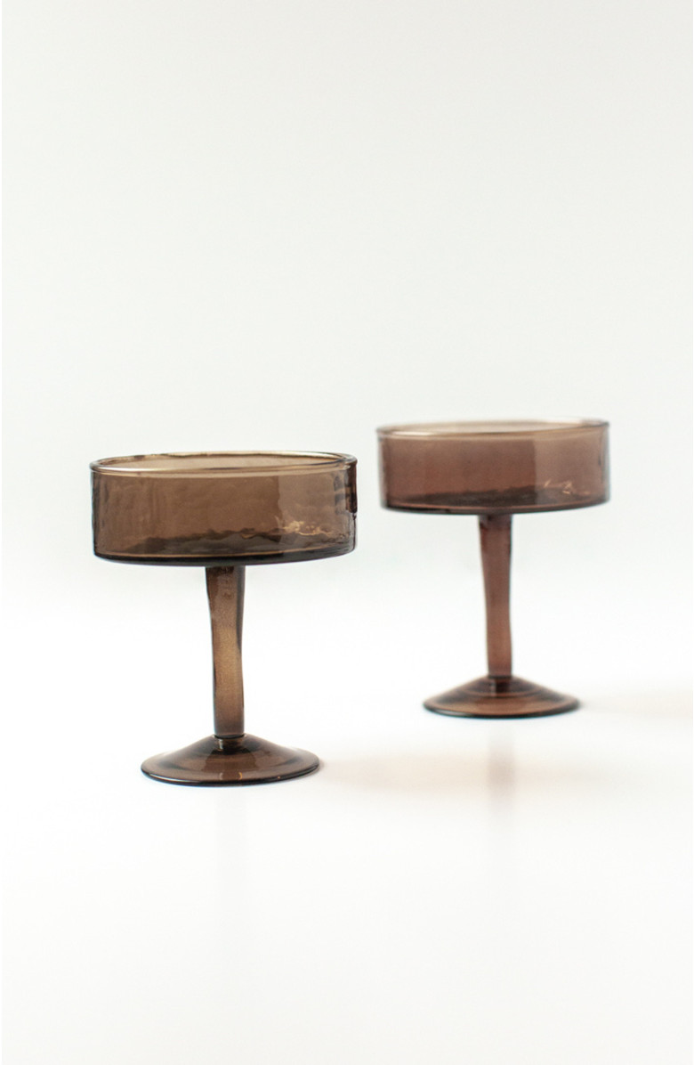 Handblown Hammered Coupe Cocktail Glasses - Set of 4 | Nordstrom