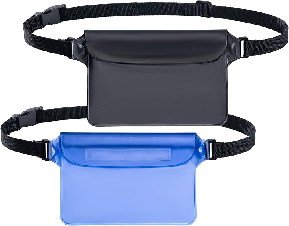 CADONO 2-Pack Waterproof Pouch with Adjustable Waist Strap | Screen Touch Sensitive Dry Bag, Keep... | Amazon (US)
