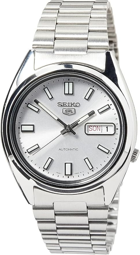 Seiko Men's Analogue Automatic Self-Winding Watch with Stainless Steel Bracelet – SNXS73K | Amazon (UK)
