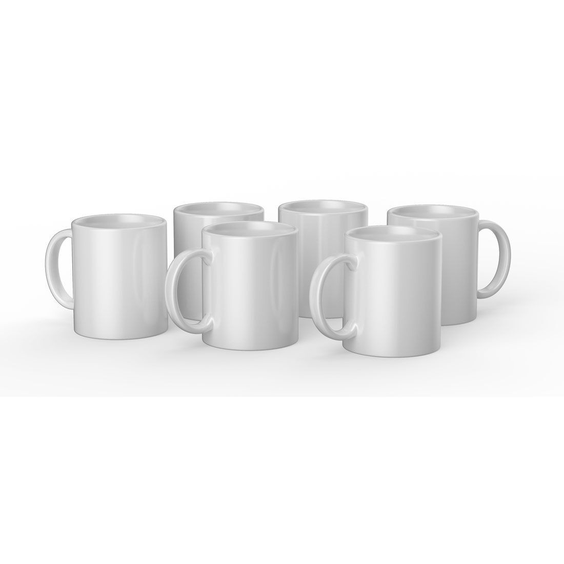 Cricut Ceramic Mug Blank | White | 12 oz/340 ml | 6 Count | Cricut