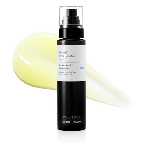 MEDITHERAPY Retinal Skin Booster Serum | Retinaldehyde, Niacinamide Anti-Aging Serum - K-Beauty Facial Serum for Fine Lines, Firming & Radiance | Hydrating Face Serum All Skin Types, 5.07 fl oz | Amazon (US)