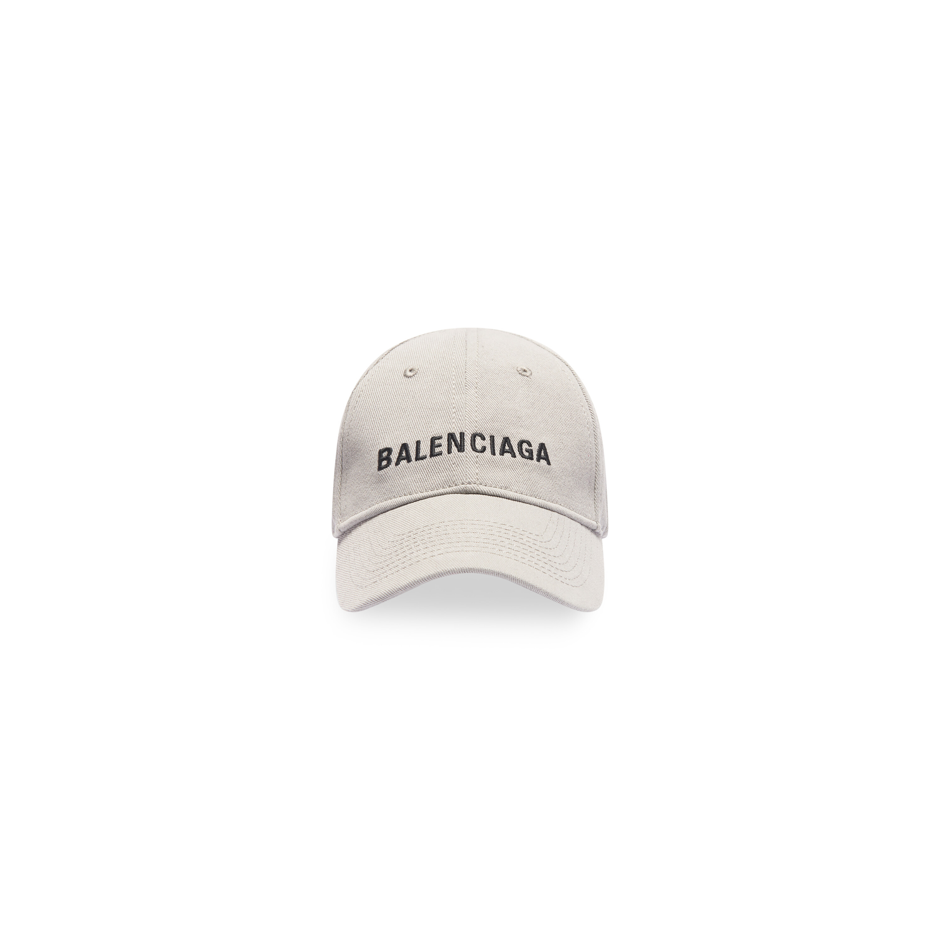 Balenciaga Logo Cap Grey & Silver - Unisex - L - Organic Cotton | Balenciaga