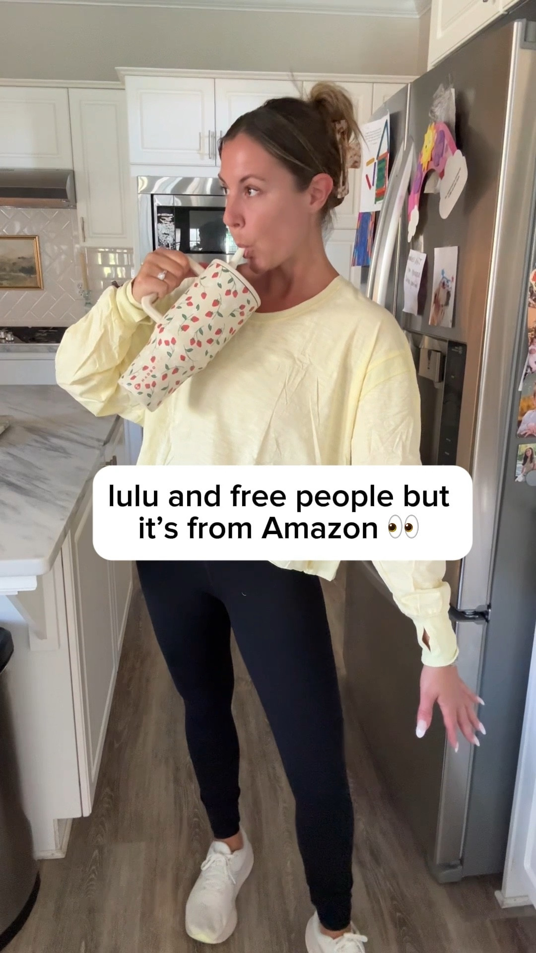 Amazon steals that feel high-end 👏 I’m wearing the Lululemon Align Legging dupe (28” length—so flattering!) and the Free People ‘My Time Layer’ tee dupe. Both are buttery soft and perfect for lounging or light workouts. I’m in my true size medium across the board, and I linked my go-to workout shoes for home workouts too! #LTKfit #AmazonFinds #LululemonDupe #FreePeopleDupe #AffordableActivewear #LTKunder50


#LTKActive #LTKFindsUnder50 #LTKShoeCrush