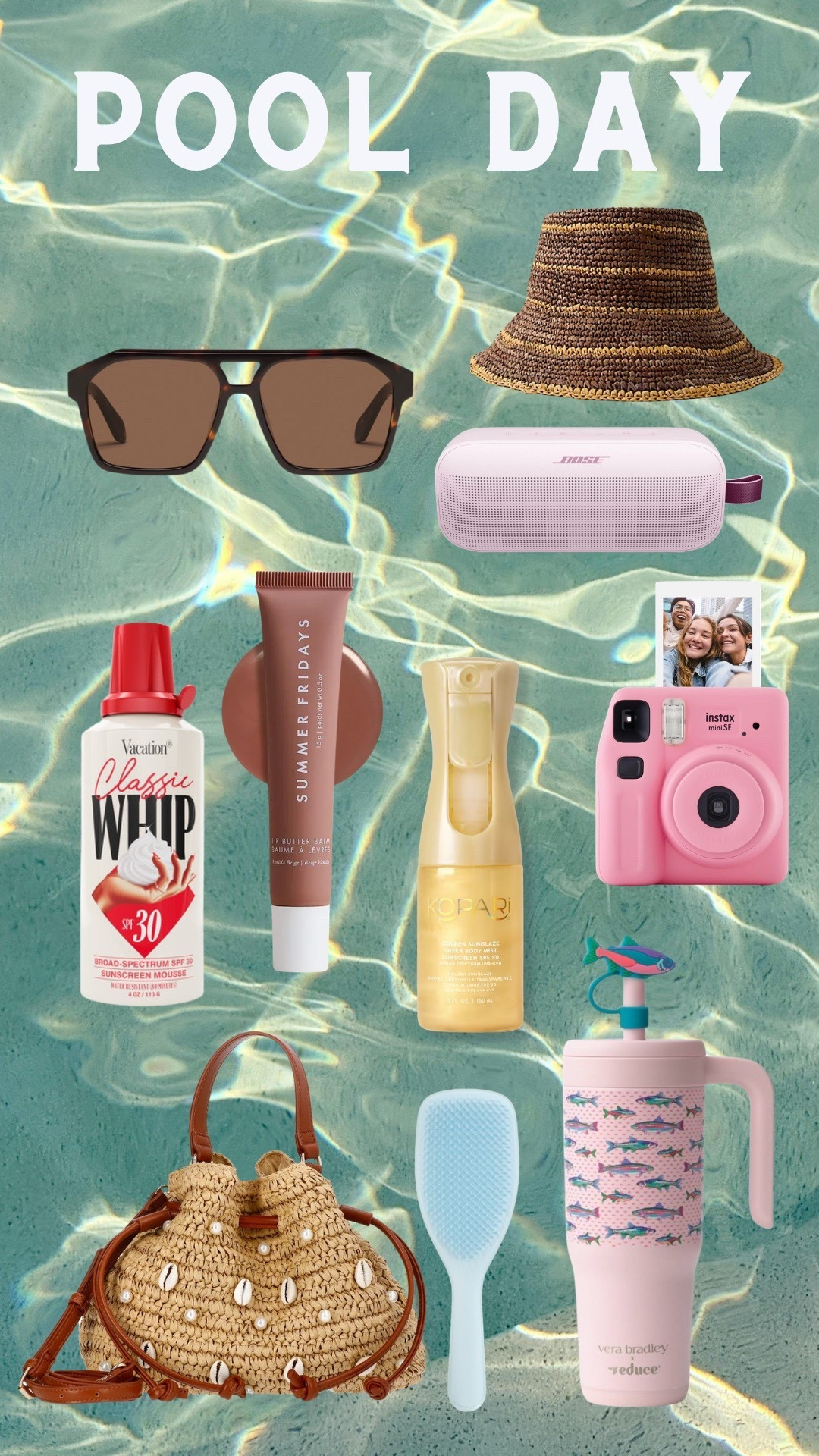 warm weather is here & so i have to share my pool day necessities! this is everything i need by my side for a long day tanning outside 🌞

#LTKSwim