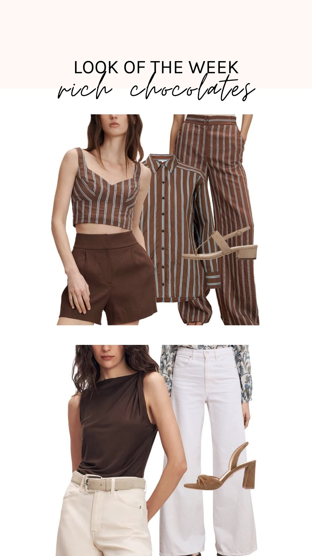 Indulge your sweet tooth with this week’s picks. Choose from one-and-done dresses, chic tops paired with great shorts or jeans, and must-have sets all in rich chocolate shades.

#LTKootd