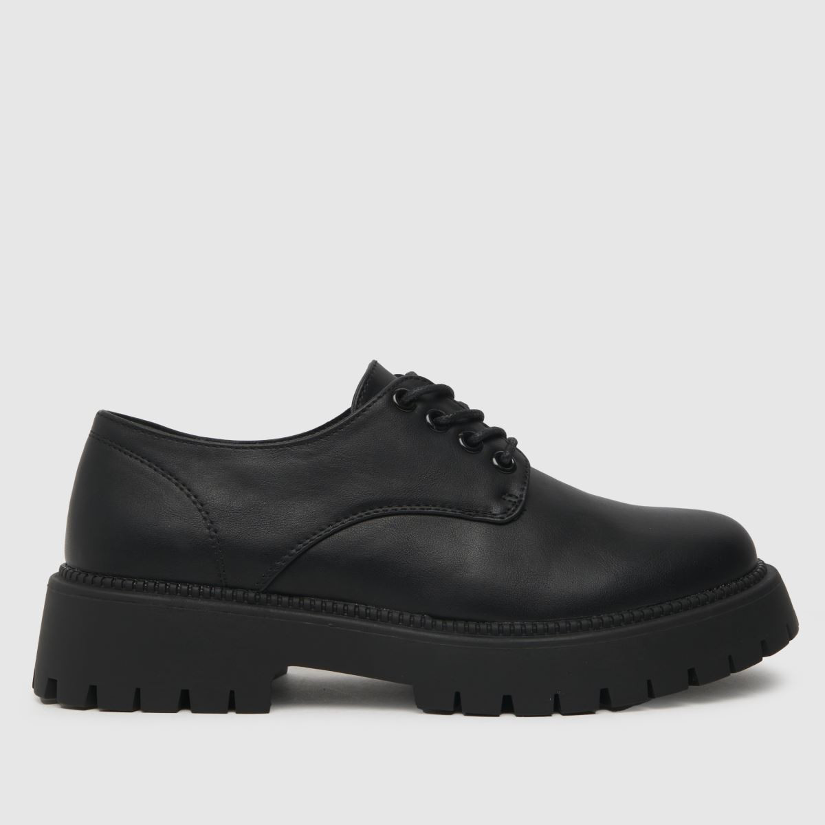 Womens Black schuh Lilibet Chunky Flat Shoes | schuh | Schuh