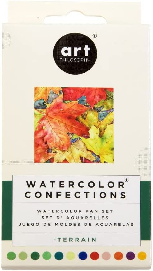 Prima Marketing Prima Confections Watercolor Pans 12/Pkg-Terrain, Original | Amazon (US)