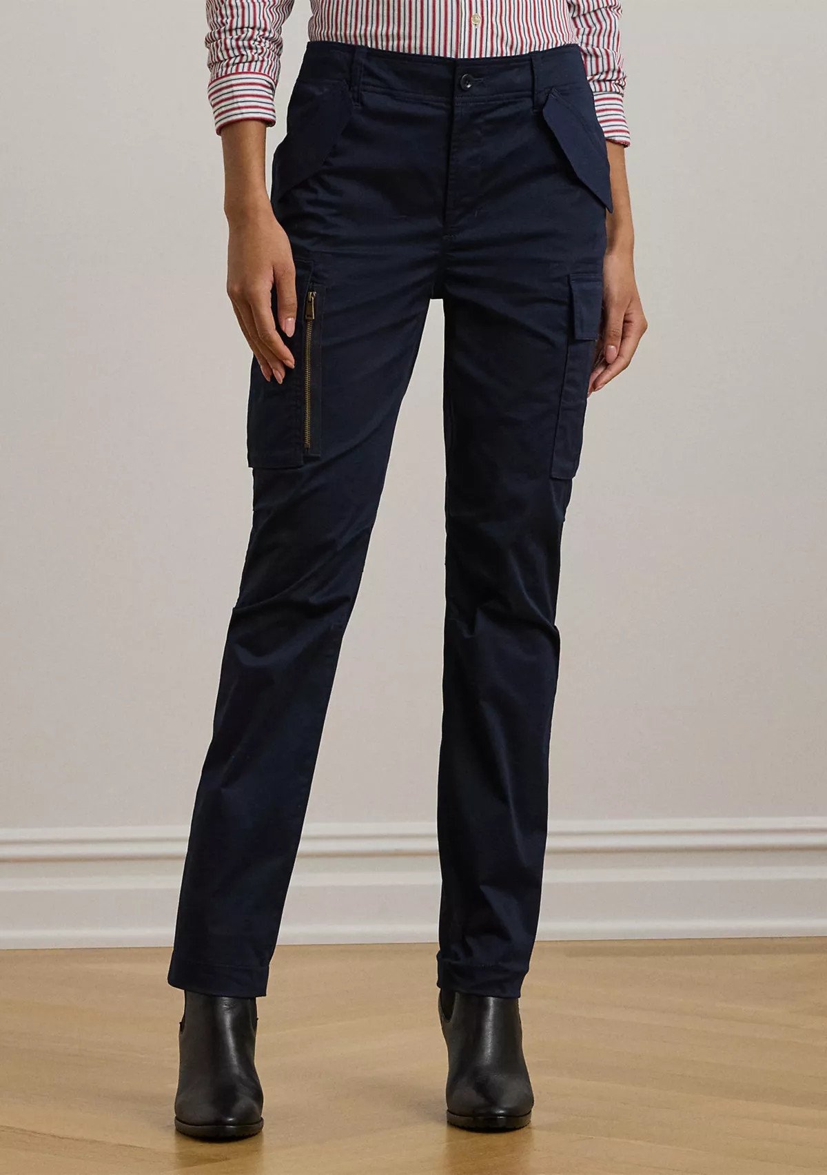 Lauren Ralph LaurenPetite Cotton Sateen Cargo Pants | Belk