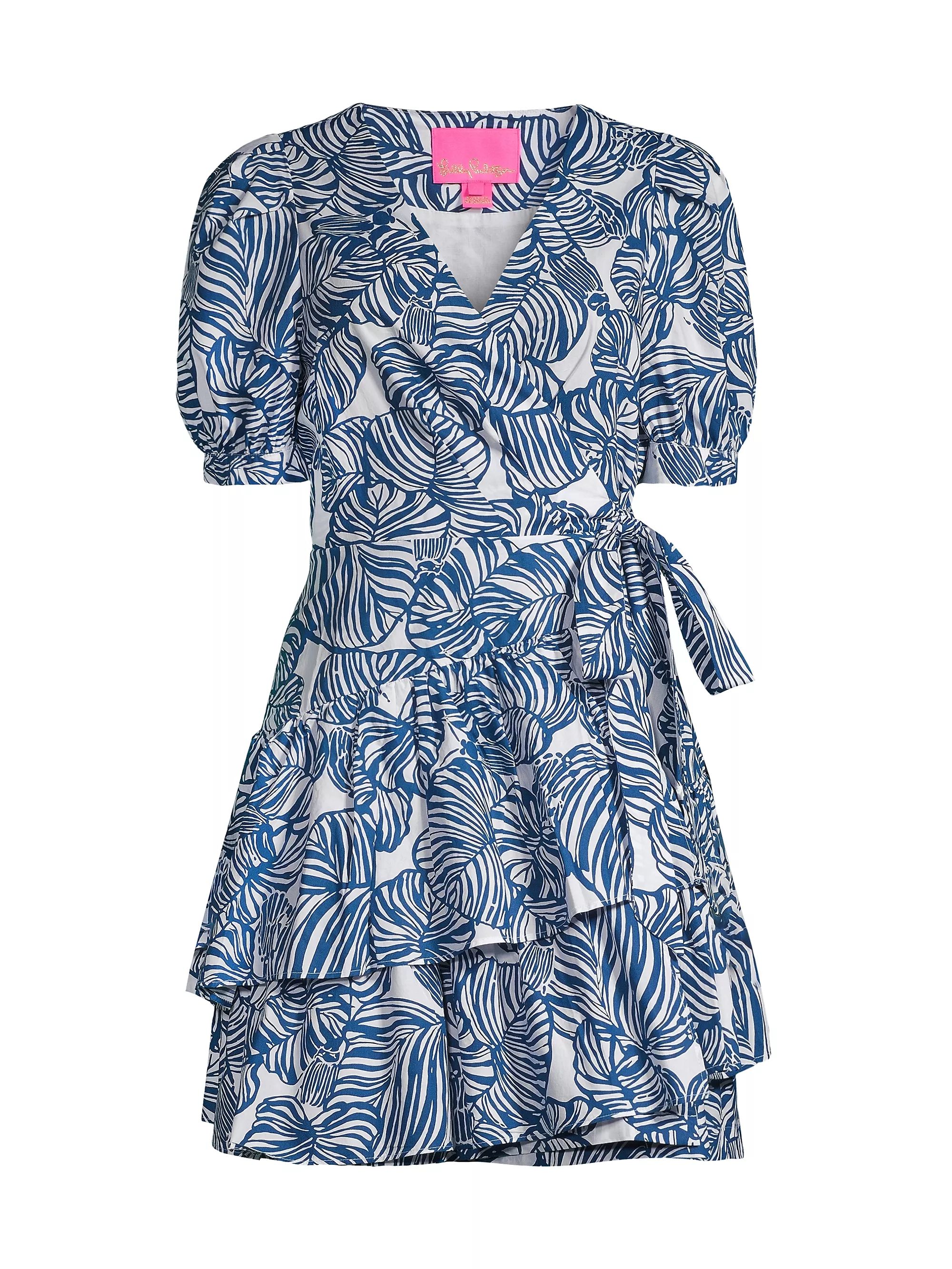 Alexandria Leafy Wrap Dress | Saks Fifth Avenue