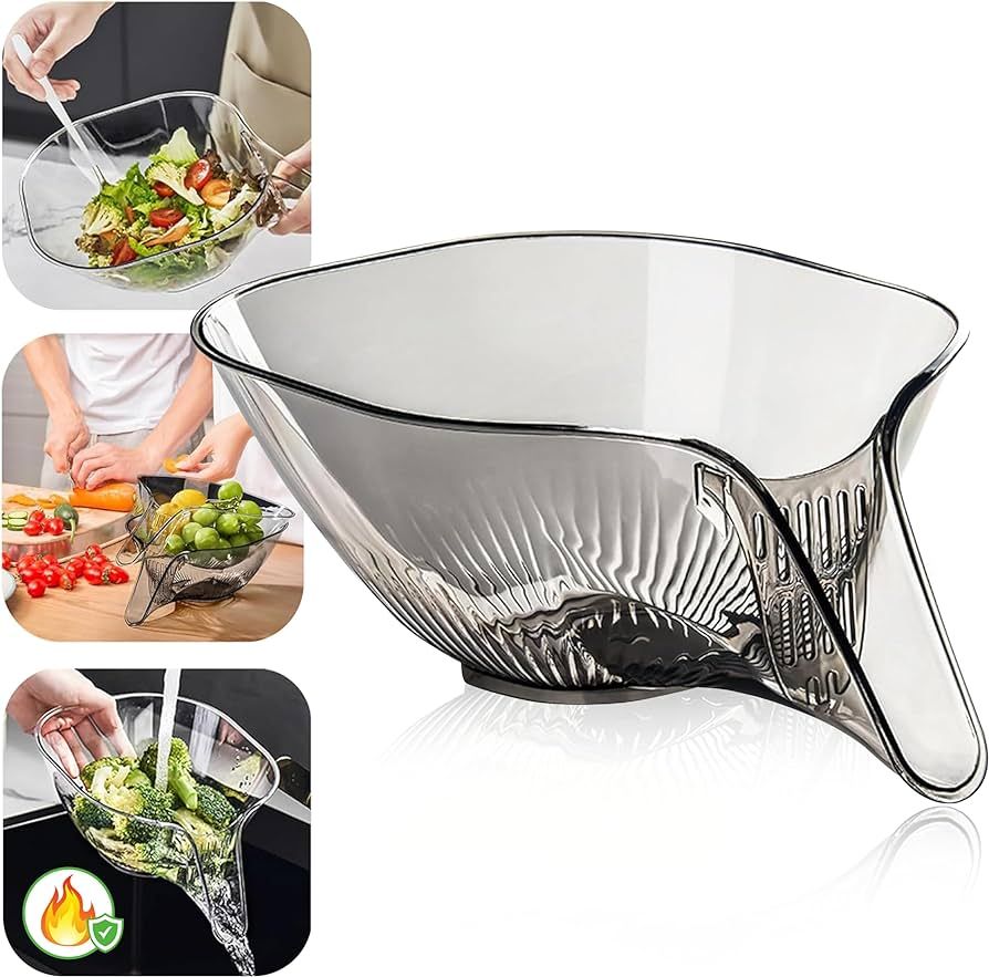 UPGRADED: Multifunctional drain basket kitchen sink with spout designed for convenience This upgr... | Amazon (US)