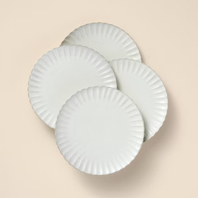 8.5" Scalloped Edge Stoneware Salad Plate - Hearth & Hand™ with Magnolia | Target
