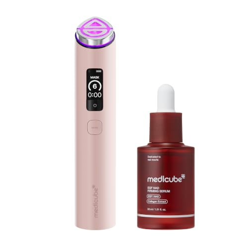 medicube Age-Defying Device Duo: NAD Serum and Booster Pro X2 Pink | Amazon (US)