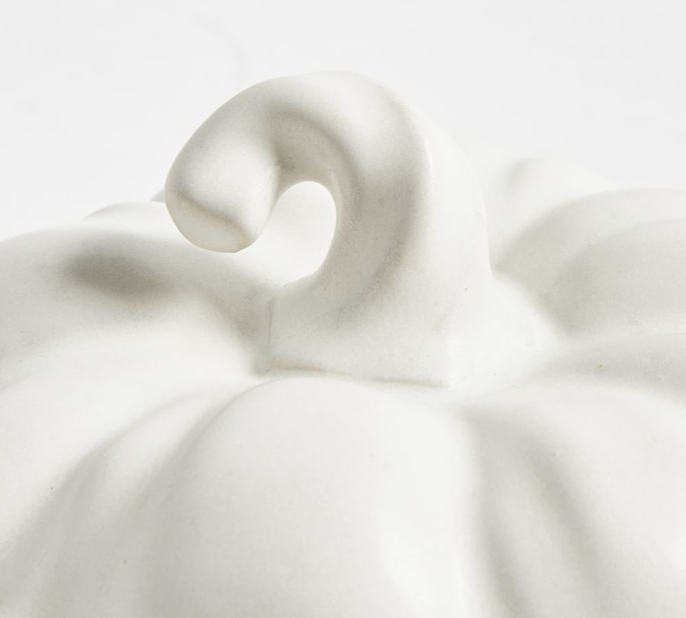 Figural Pumpkin Stoneware Lidded Bowls | Pottery Barn (US)