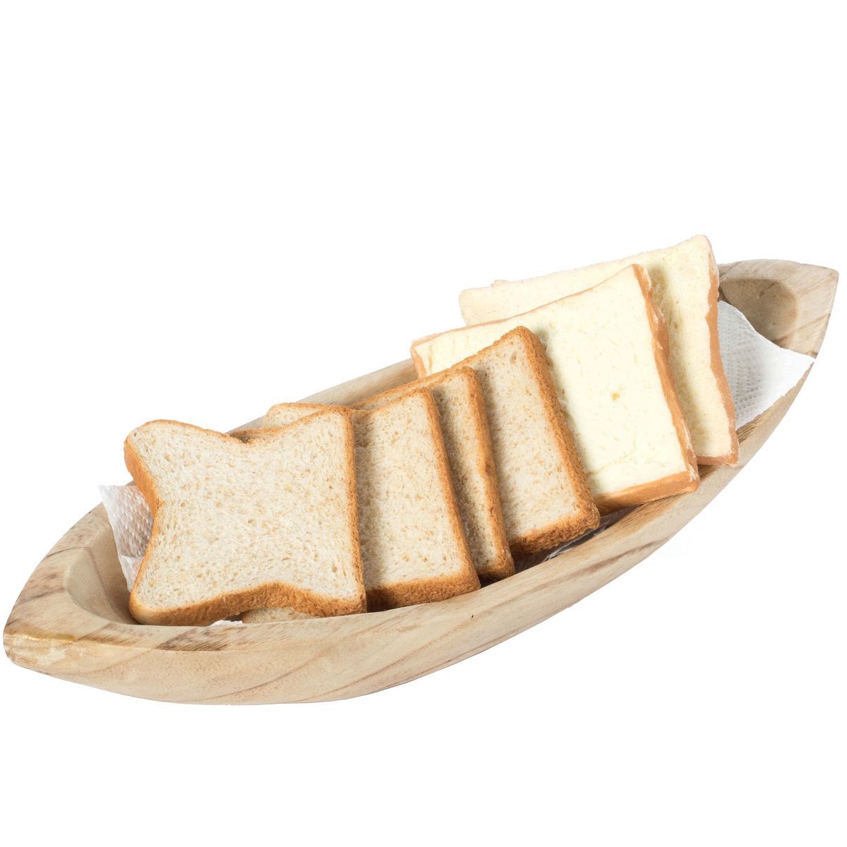 Vintiquewise Wood Carved Boat Shaped Bowl Basket Rustic Display Tray | Target