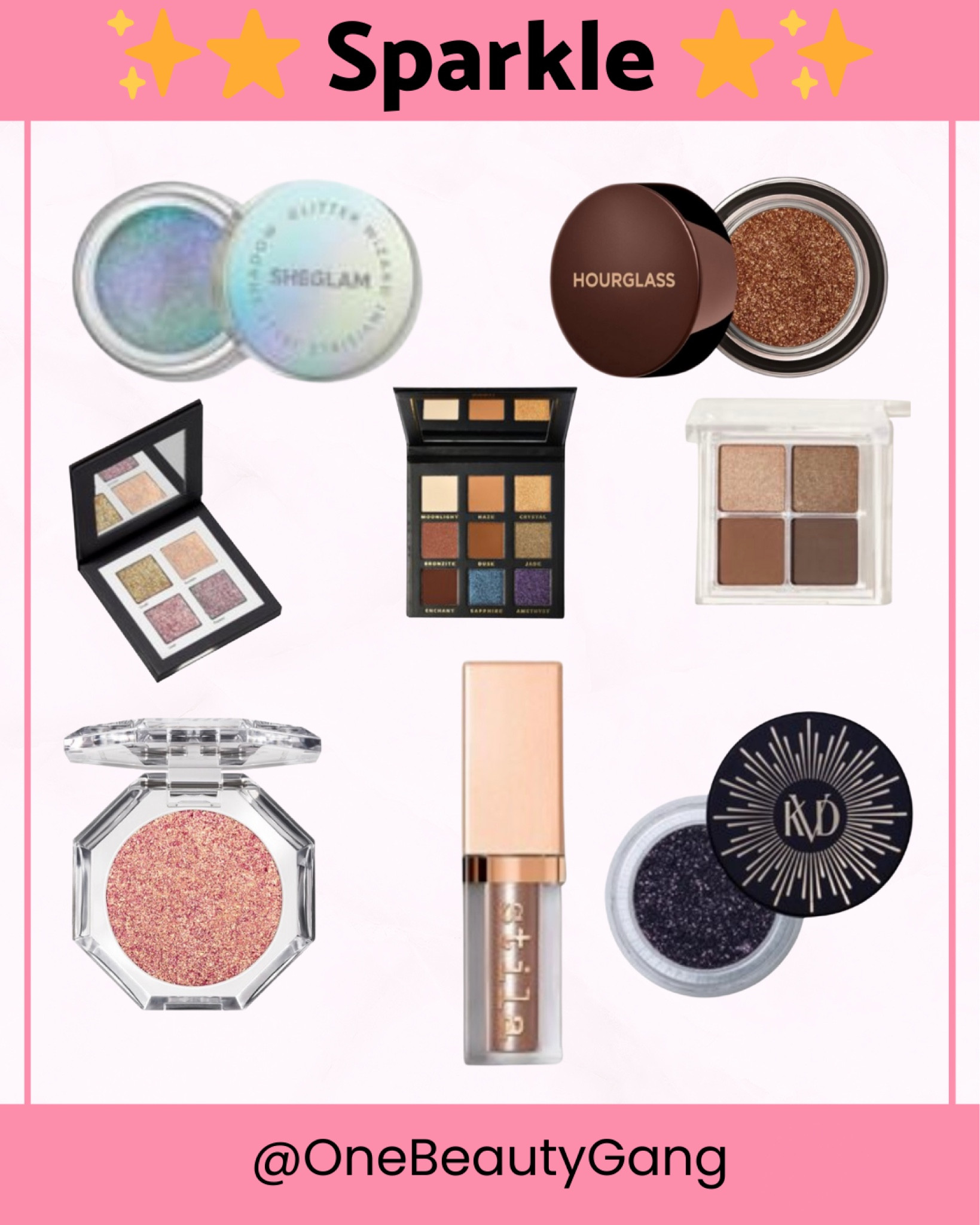 ✨ Eyes that sparkle brighter than the stars! 🌟 💖

• Sparkle Makeup
• Glittery eye-shadow
• Shimmering
• Too Faced Disco Crush High Shine Glitter Eye + Face Sparkle
• Stila - Shimmer Eye Shadow - Grace
• Hourglass - Scattered Light Glitter Eyeshadow
• SHEIN - Cosmic Crystal Eyeshadow Quad
• Beauty Bay - Crystal Nights Eyeshadow Palette
• Beauty Bay - Shimmer Saga Palette 
• SHEIN - Glitter Wizard Invisible Jelly Shadow Moonlight 
• KVD - Beauty Dazzle Flakes Eyeshadow






#GlitterGlam #EyeCandy #MakeupMagic #StarryEyes #SparklingGaze #StarlitBeauty #DazzlingLook #GalacticGlam #OneBeautyGang

#LTKbeauty #LTKluxury #LTKuk