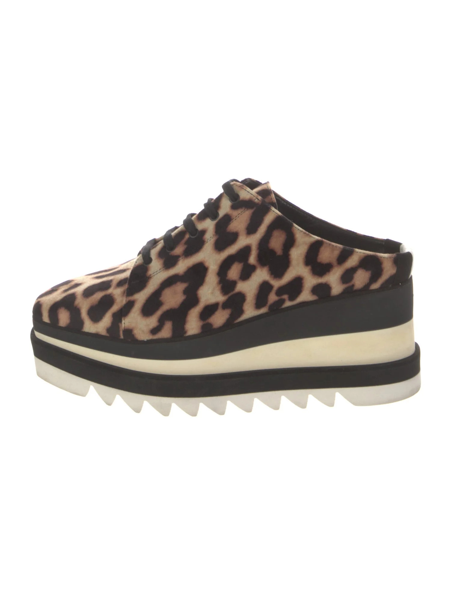 Stella McCartney Vegetarian Suede Animal Print Sneakers - Neutrals Sneakers, Shoes - STL318303 | ... | The RealReal